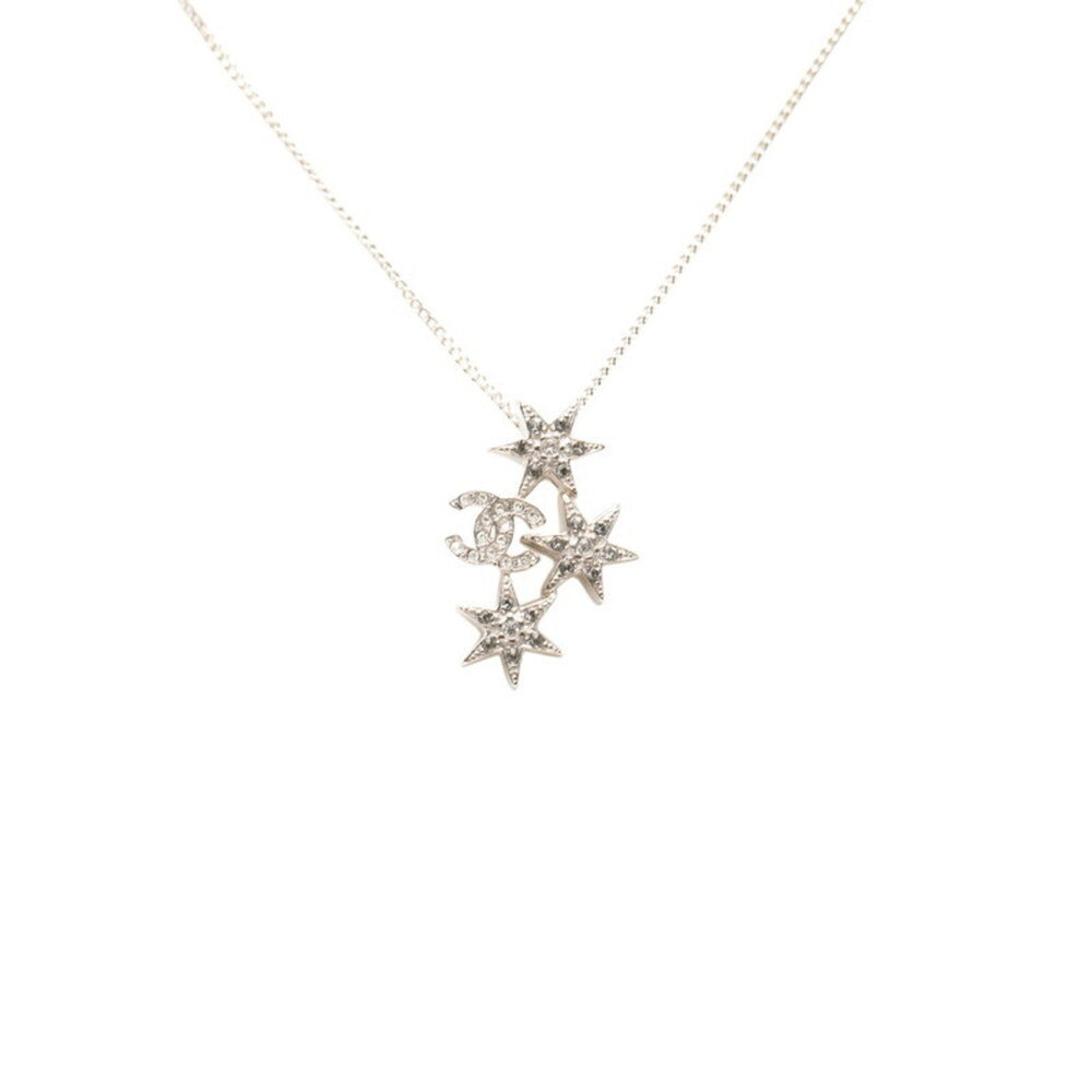 CHANEL Silver Logo Necklace - Picture 2 of 6